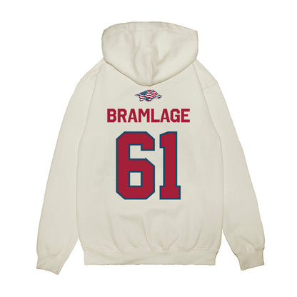 Arkansas - NCAA Football : Kaden Bramlage - Patriotic Collection Premium Hooded Sweatshirt-1