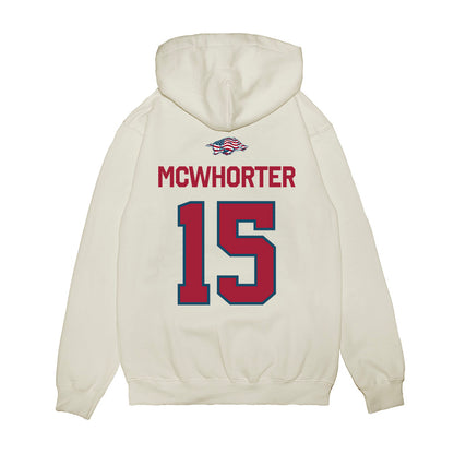 Arkansas - NCAA Softball : Lillie-Faye Mcwhorter - Patriotic Collection Premium Hooded Sweatshirt-1