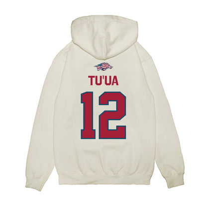 Arkansas - NCAA Women's Soccer : Vailana Tu'ua - Patriotic Collection Premium Hooded Sweatshirt-1
