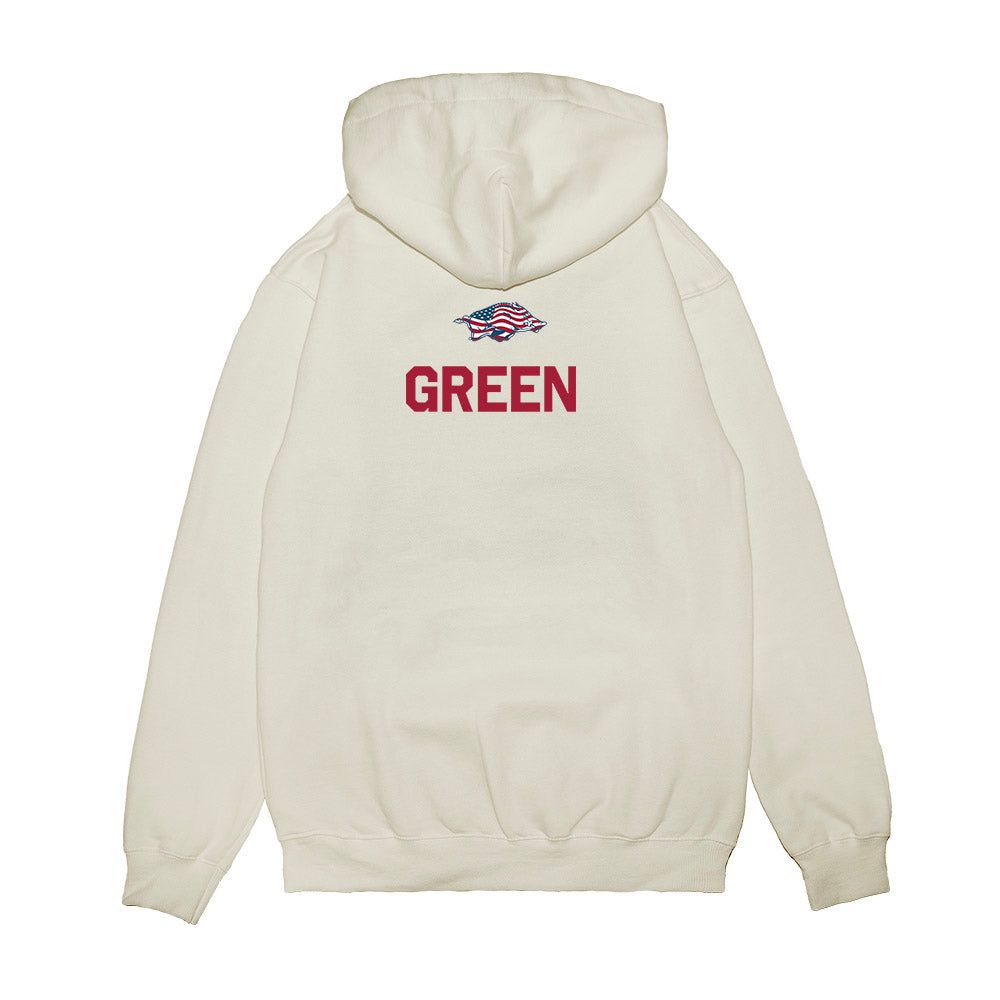  - NCAA Men's Track & Field : Wyatt Green - Patriotic Collection Premium Hooded Sweatshirt-1