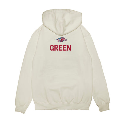  - NCAA Men's Track & Field : Wyatt Green - Patriotic Collection Premium Hooded Sweatshirt-1
