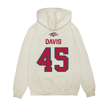 Arkansas - NCAA Football : Preston Davis - Patriotic Collection Premium Hooded Sweatshirt-1