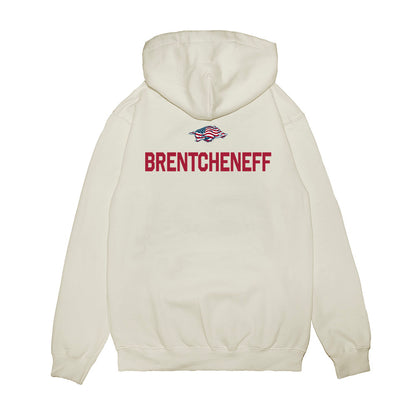 Arkansas - NCAA Women's Golf : Sara Brentcheneff - Patriotic Collection Premium Hooded Sweatshirt-1