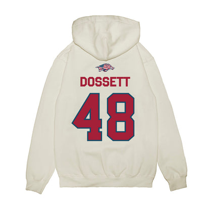 Arkansas - NCAA Baseball : Cooper Dossett - Patriotic Collection Premium Hooded Sweatshirt-1