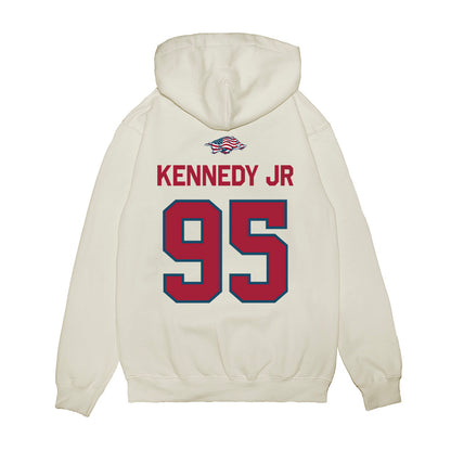Arkansas - NCAA Football : Anthony Kennedy jr - Patriotic Collection Premium Hooded Sweatshirt-1