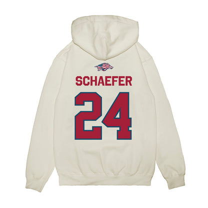 Arkansas - NCAA Baseball : Landon Schaefer - Patriotic Collection Premium Hooded Sweatshirt-1