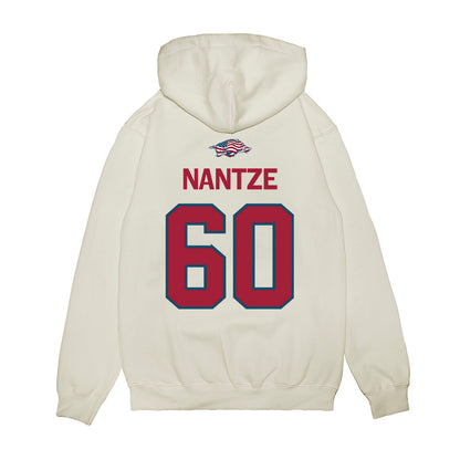 Arkansas - NCAA Football : Jonas Nantze - Patriotic Collection Premium Hooded Sweatshirt-1