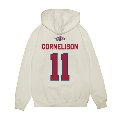 Arkansas - NCAA Baseball : Luke Cornelison - Patriotic Collection Premium Hooded Sweatshirt-1