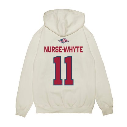 Arkansas - NCAA Women's Soccer : Aniyah Nurse-Whyte - Patriotic Collection Premium Hooded Sweatshirt-1