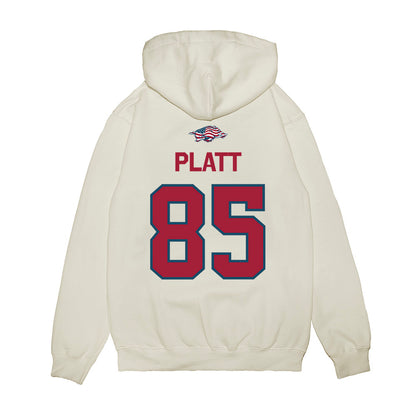 Arkansas - NCAA Football : Jaden Platt - Patriotic Collection Premium Hooded Sweatshirt-1