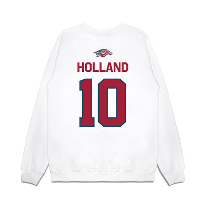Arkansas - NCAA Baseball : Tyler Holland - Patriotic Collection Premium Crewneck Sweatshirt-1