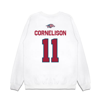 Arkansas - NCAA Baseball : Luke Cornelison - Patriotic Collection Premium Crewneck Sweatshirt-1