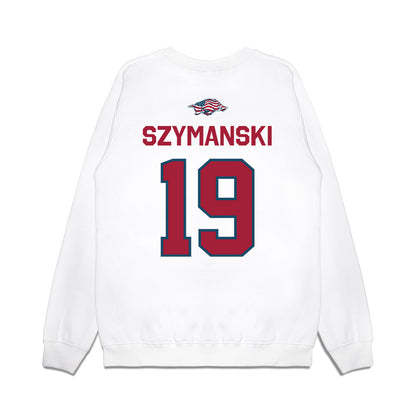Arkansas - NCAA Women's Soccer : Paige Szymanski - Patriotic Collection Premium Crewneck Sweatshirt-1