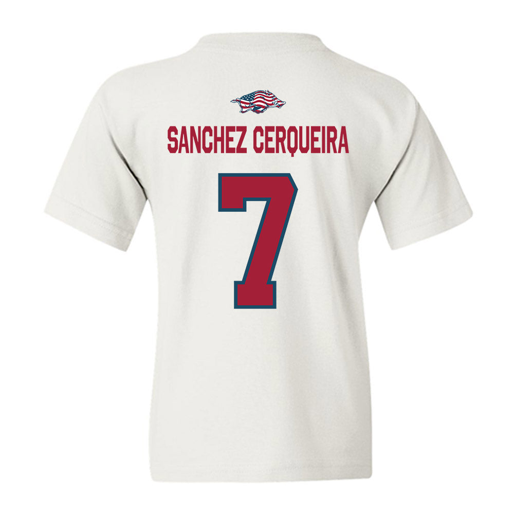 Arkansas - NCAA Women's Basketball : Cristina Sanchez Cerqueira - Patriotic Collection Youth T-Shirt-1