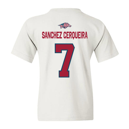 Arkansas - NCAA Women's Basketball : Cristina Sanchez Cerqueira - Patriotic Collection Youth T-Shirt-1