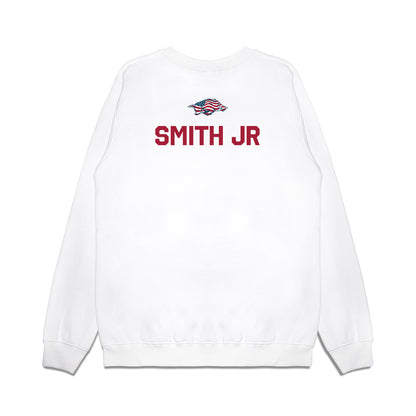 Arkansas - NCAA Men's Basketball : Jordan Smith Jr - Patriotic Collection Premium Crewneck Sweatshirt-1