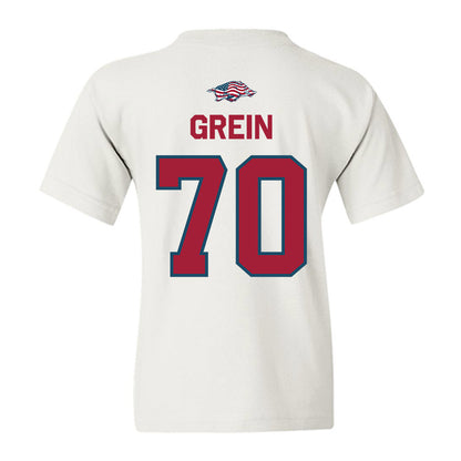 Arkansas - NCAA Football : Dan Grein - Patriotic Collection Youth T-Shirt-1