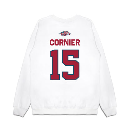 Arkansas - NCAA Women's Volleyball : Gaby Cornier - Patriotic Collection Premium Crewneck Sweatshirt-1