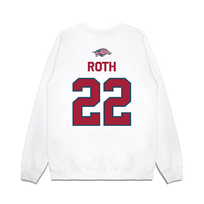 Arkansas - NCAA Women's Volleyball : Ava Roth - Patriotic Collection Premium Crewneck Sweatshirt-1
