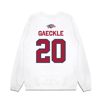 Arkansas - NCAA Baseball : Gabe Gaeckle - Patriotic Collection Premium Crewneck Sweatshirt-1