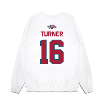 Arkansas - NCAA Baseball : Christian Turner - Patriotic Collection Premium Crewneck Sweatshirt-1