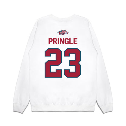 Arkansas - NCAA Men's Basketball : Nick Pringle - Patriotic Collection Premium Crewneck Sweatshirt-1