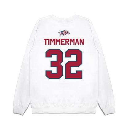 Arkansas - NCAA Softball : Saylor Timmerman - Patriotic Collection Premium Crewneck Sweatshirt-1