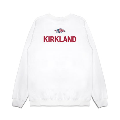 Arkansas - NCAA Women's Cross Country : Morgan Kirkland - Patriotic Collection Premium Crewneck Sweatshirt-1