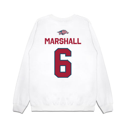 Arkansas - NCAA Football : Chris Marshall - Patriotic Collection Premium Crewneck Sweatshirt-1
