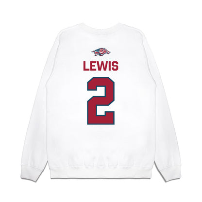 Arkansas - NCAA Football : Shelton Lewis - Patriotic Collection Premium Crewneck Sweatshirt-1