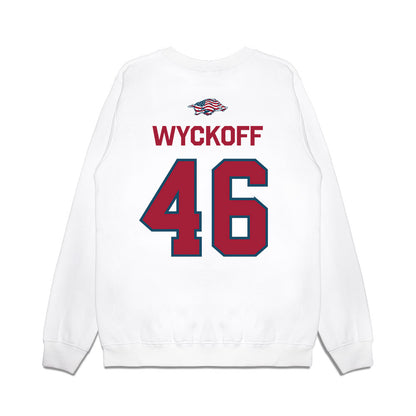 Arkansas - NCAA Softball : Kailey Wyckoff - Patriotic Collection Premium Crewneck Sweatshirt-1