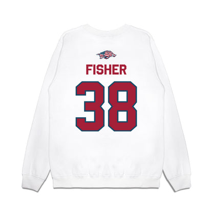 Arkansas - NCAA Baseball : Colin Fisher - Patriotic Collection Premium Crewneck Sweatshirt-1