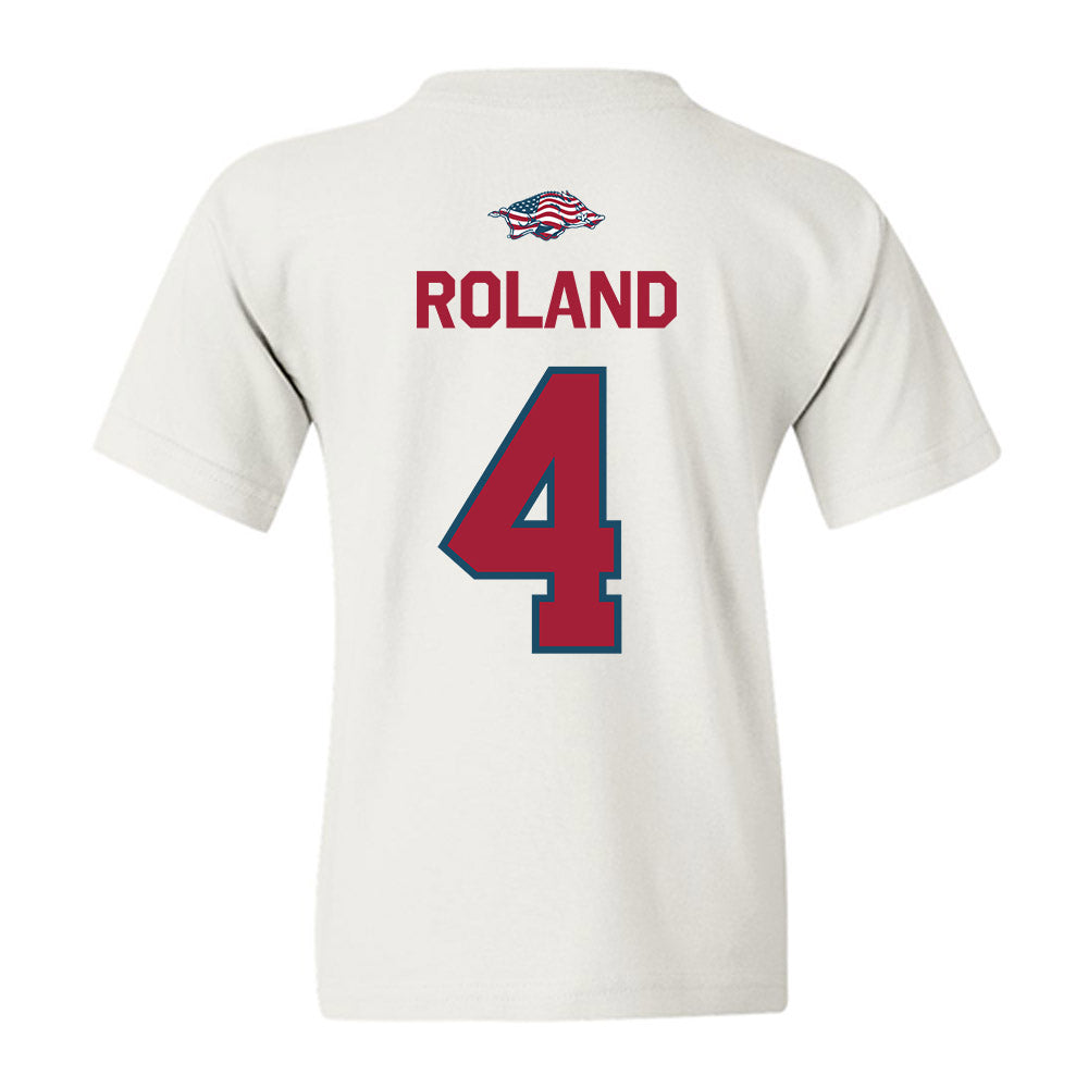 Arkansas - NCAA Football : Lakhi Roland - Patriotic Collection Youth T-Shirt-1