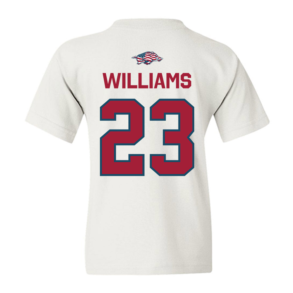 Arkansas - NCAA Football : Ian Williams - Patriotic Collection Youth T-Shirt-1