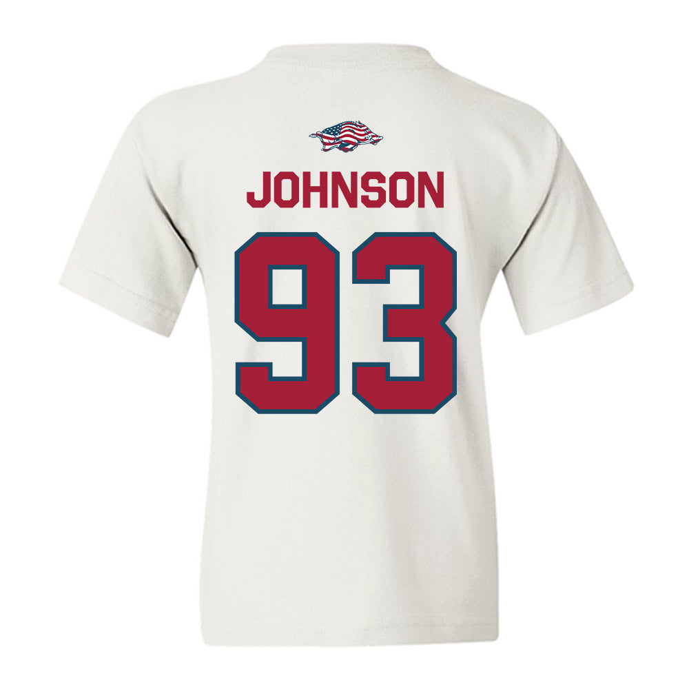 Arkansas - NCAA Football : Keiundre Johnson - Patriotic Collection Youth T-Shirt-1