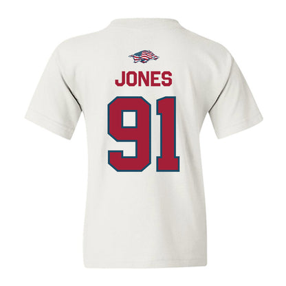 Arkansas - NCAA Football : Carlon Jones - Patriotic Collection Youth T-Shirt-1