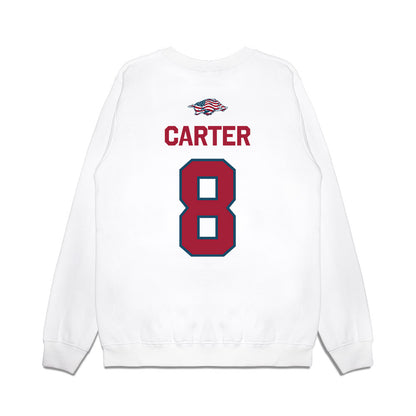 Arkansas - NCAA Women's Soccer : Kate Carter - Patriotic Collection Premium Crewneck Sweatshirt-1