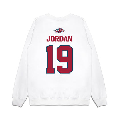 Arkansas - NCAA Football : Antonio Jordan - Patriotic Collection Premium Crewneck Sweatshirt-1