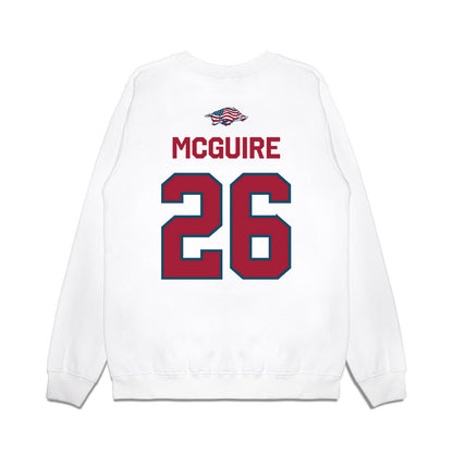 Arkansas - NCAA Baseball : Tate McGuire - Patriotic Collection Premium Crewneck Sweatshirt-1