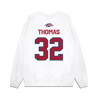 Arkansas - NCAA Women's Basketball : D'Asia Thomas - Patriotic Collection Premium Crewneck Sweatshirt-1
