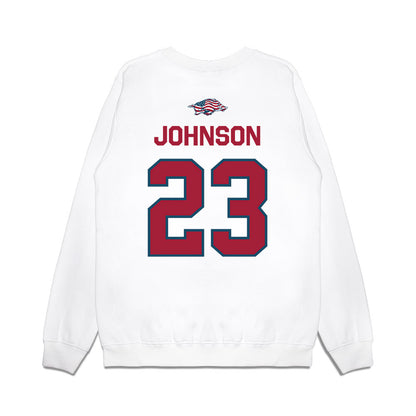 Arkansas - NCAA Softball : Reagan Johnson - Patriotic Collection Premium Crewneck Sweatshirt-1