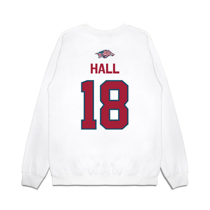 Arkansas - NCAA Football : Jude Hall - Patriotic Collection Premium Crewneck Sweatshirt-1