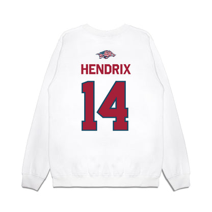 Arkansas - NCAA Football : Hank Hendrix - Patriotic Collection Premium Crewneck Sweatshirt-1