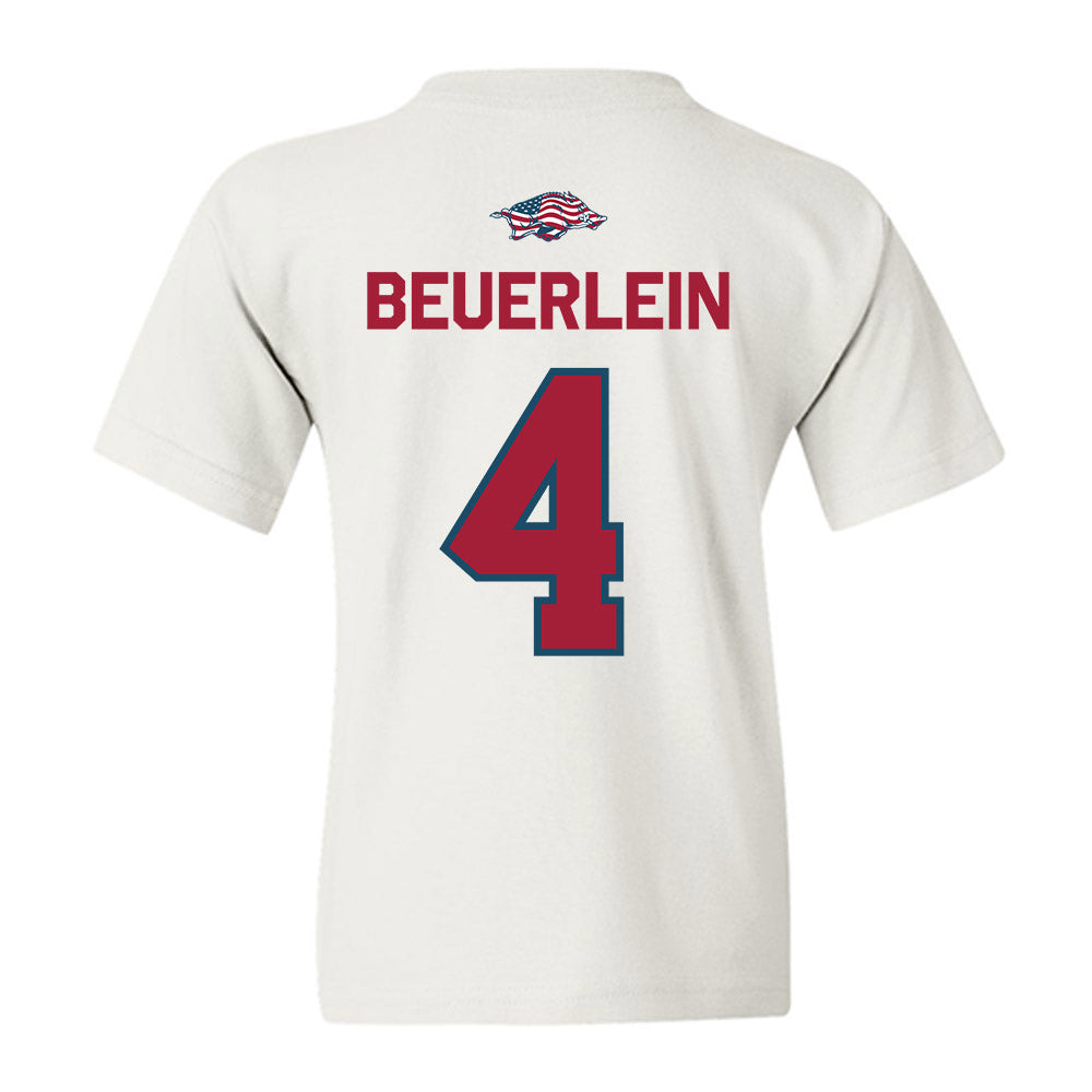 Arkansas - NCAA Softball : Reis Beuerlein - Patriotic Collection Youth T-Shirt-1