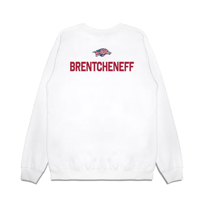 Arkansas - NCAA Women's Golf : Sara Brentcheneff - Patriotic Collection Premium Crewneck Sweatshirt-1
