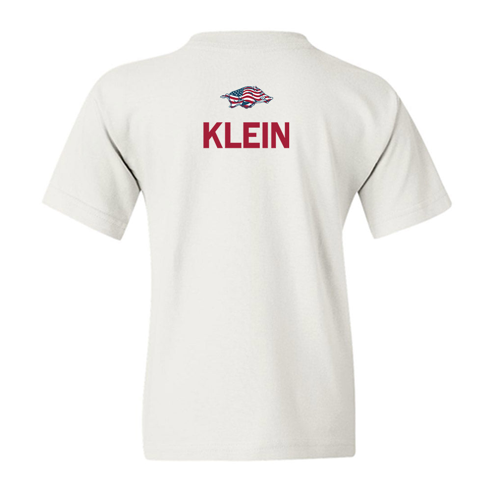 Arkansas - NCAA Women's Gymnastics : Hailey Klein - Patriotic Collection Youth T-Shirt-1