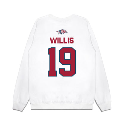 Arkansas - NCAA Baseball : Carson Willis - Patriotic Collection Premium Crewneck Sweatshirt-1