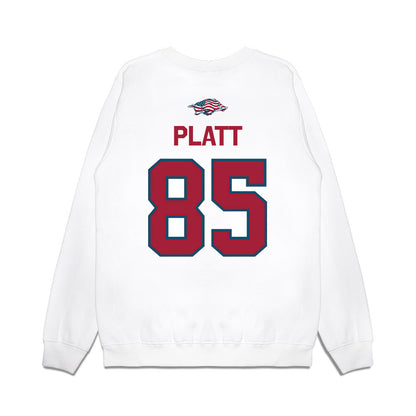 Arkansas - NCAA Football : Jaden Platt - Patriotic Collection Premium Crewneck Sweatshirt-1