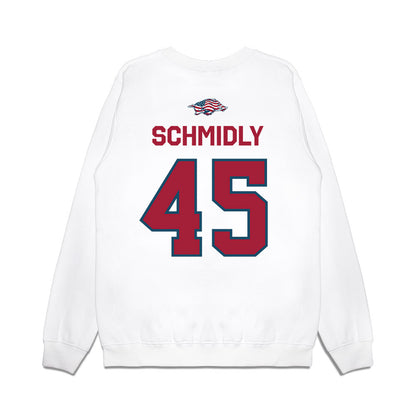 Arkansas - NCAA Football : Max Schmidly - Patriotic Collection Premium Crewneck Sweatshirt-1