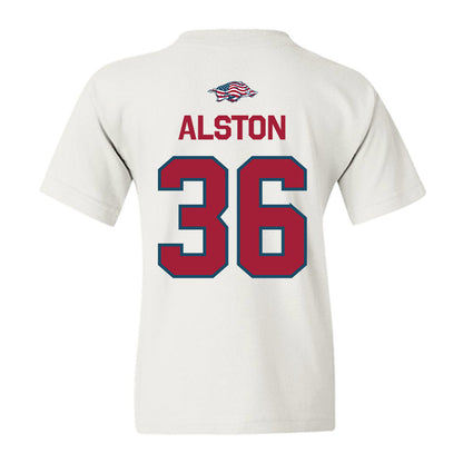 Arkansas - NCAA Football : Brian Alston - Patriotic Collection Youth T-Shirt-1